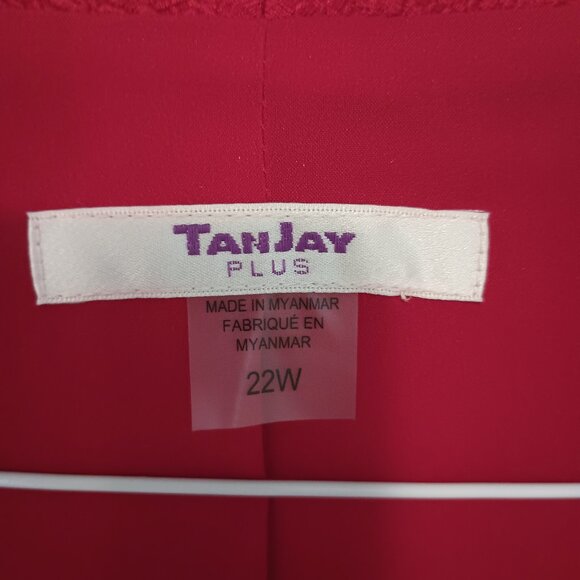 TanJay Women's Red Blazer - Picture 3 of 4